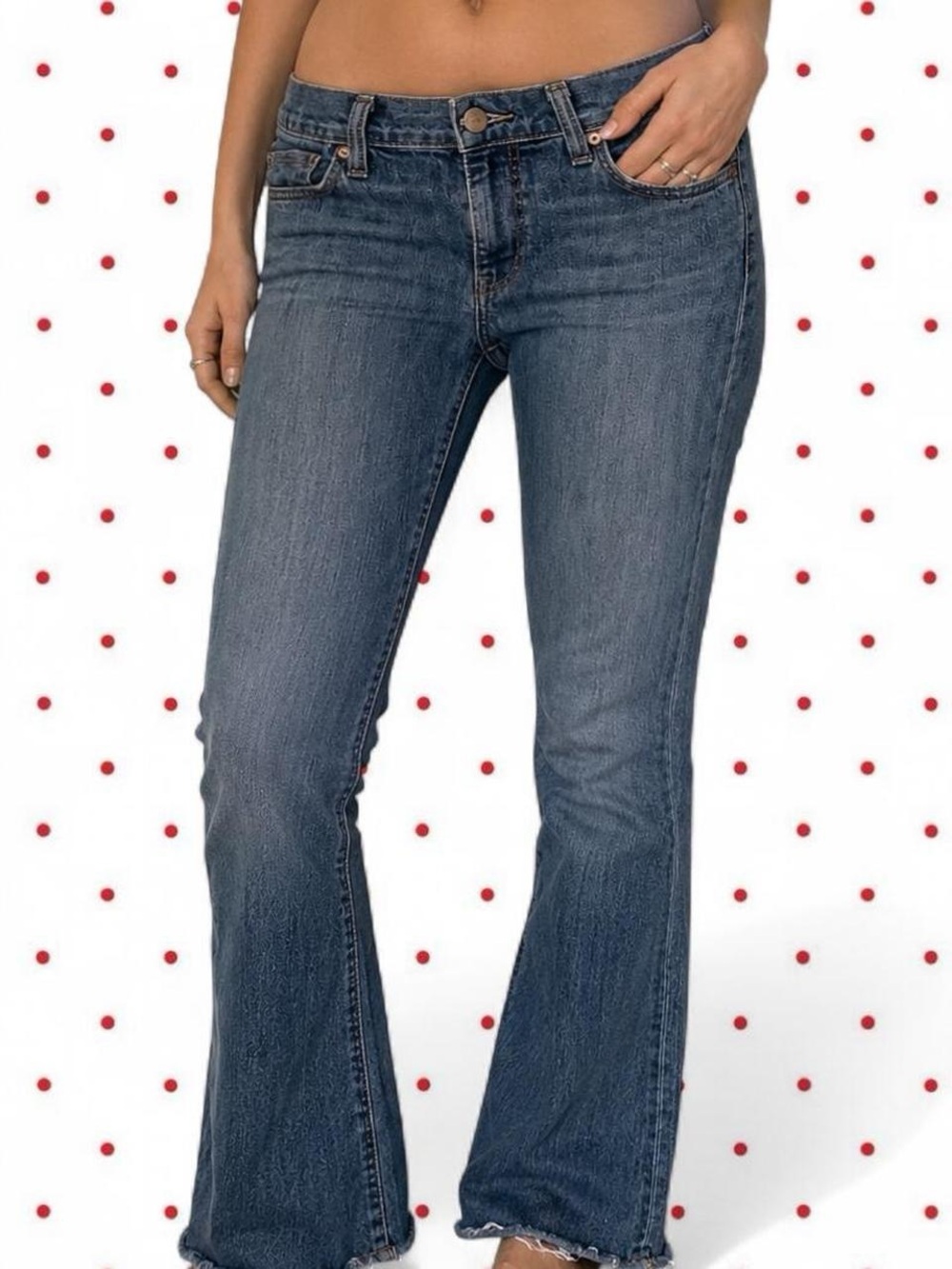 Old Navy Women's Medium Wash Blue Boot Cut Jeans